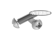 十字槽盤(pán)頭自擠螺釘 GB 6560